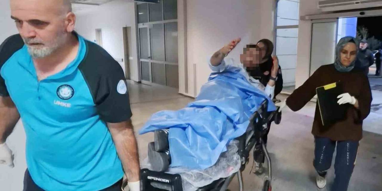 Kalçasından Bıçaklanan Şahıs Yarasını Unutup Basın Mensuplarına Küfretti