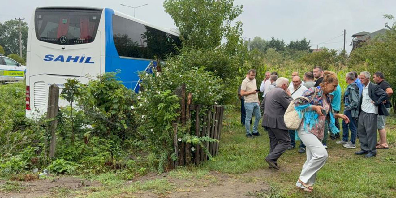 Rize yolcu otobüsünün çarptığı, 2 kişinin öldüğü kazanın yeni görüntüleri ortaya çıktı
