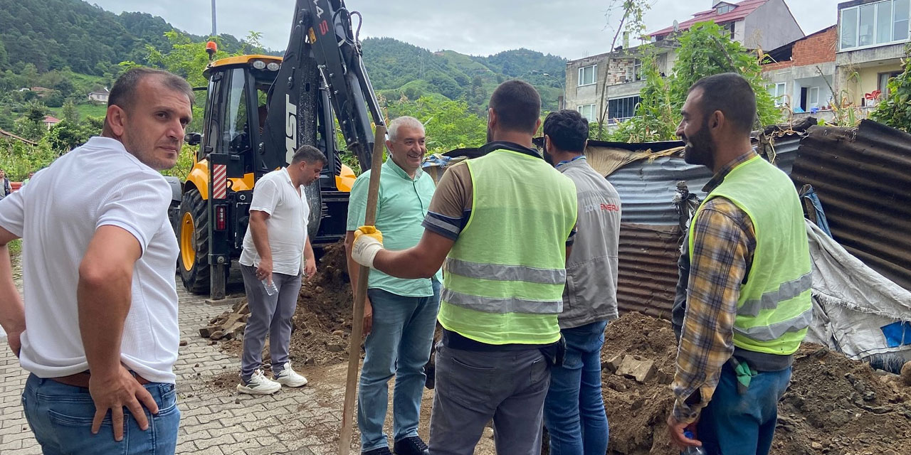 Fındıklı’da Doğal Gaz Çalışmaları Devam Ediyor