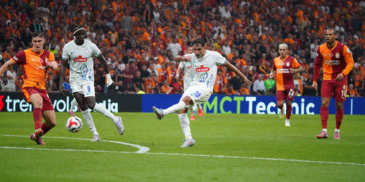 Çaykur Rizespor Deplasmanda Galatasaray'a 3-1 Yenildi