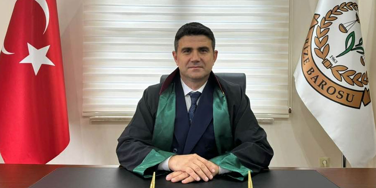 Rize Baro Başkanı Av. Ümit Peçe'den Yeni Adli Yıl Mesajı