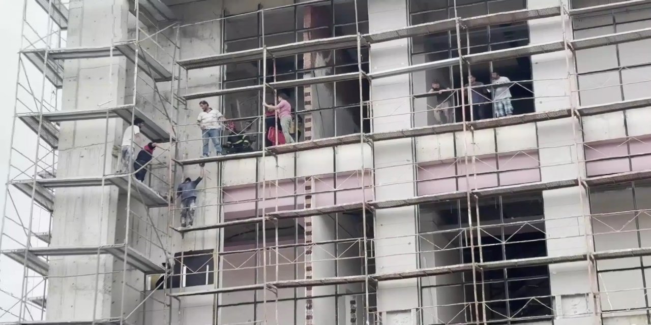 Ordu'da kültür merkezi inşaatında iş kazası: 1 yaralı
