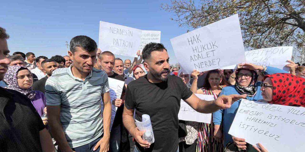 Tekirdağ’da Mağdur İşçiler Fabrika Kapısına Dayandı