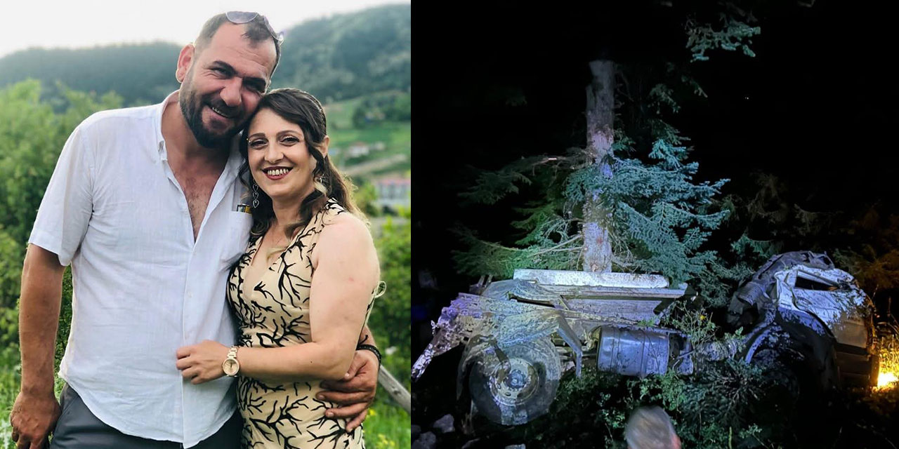 Artvin'de kamyon uçuruma yuvarlandı, karı koca hayatını kaybetti