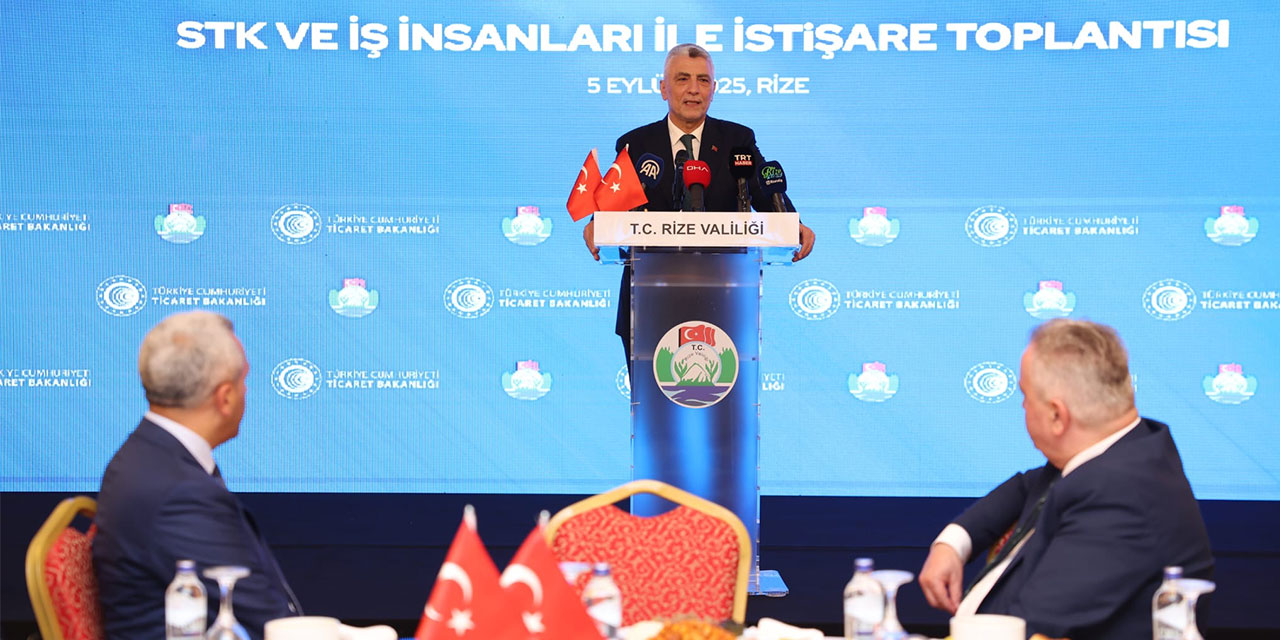 Ticaret Bakanı Bolat, Rize'de konuştu