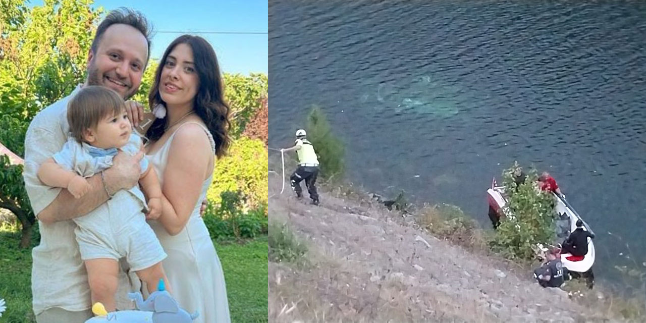 Kızılırmak'a uçan otomobildeki anne- oğul öldü, baba kurtarıldı