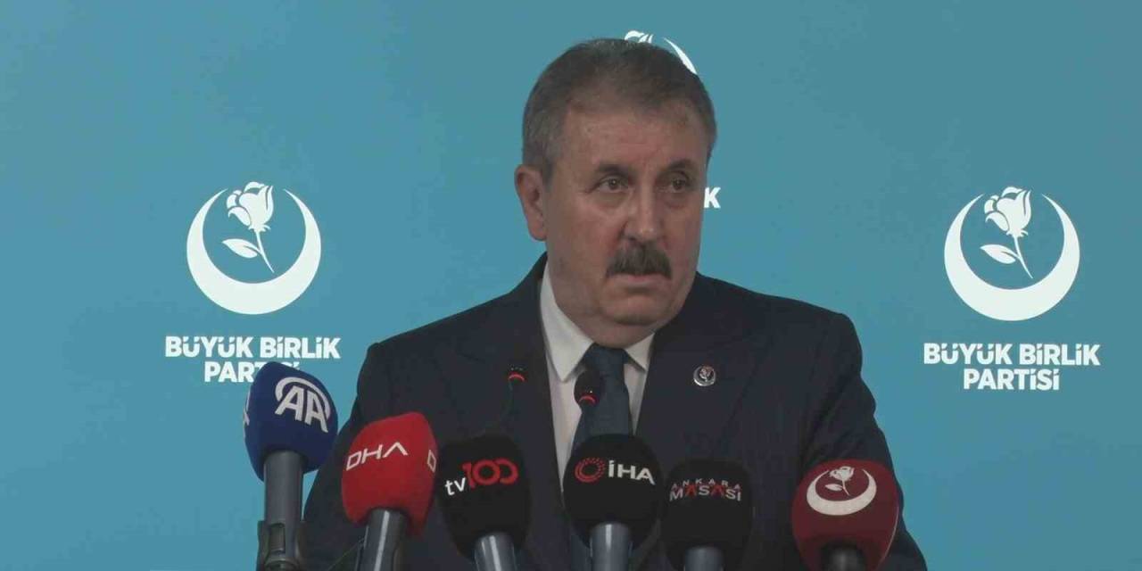 Bbp Başkanı Destici: "(Suça Sürüklenen Çocuklar) Ceza Sistemimizi Değiştirmek Dışında Bir Seçeneğimiz Kalmamıştır"