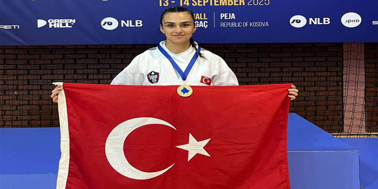 Rizeli Rümeysa, judoda balkan şampiyonu oldu