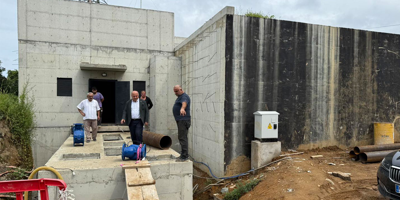 Başkan Çiftçi'den Su Deposu Çalışmalarına Yerinde İnceleme