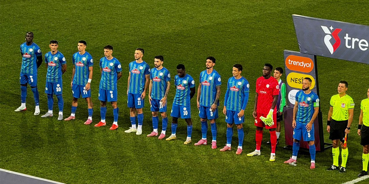 Çaykur Rizespor’un Gençlerbirliği maçı ilk 11’i belli oldu