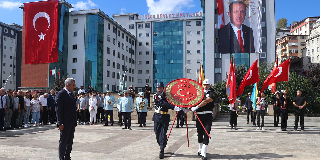 Atatürk'ün Rize'ye gelişinin 101. yıl dönümü kutlandı