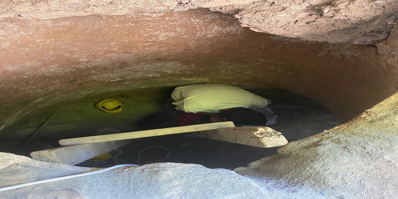 Rüyasında define gören kadın oğluyla birlikte 5 katlı apartmanın altında tünel kazarken yakalandı