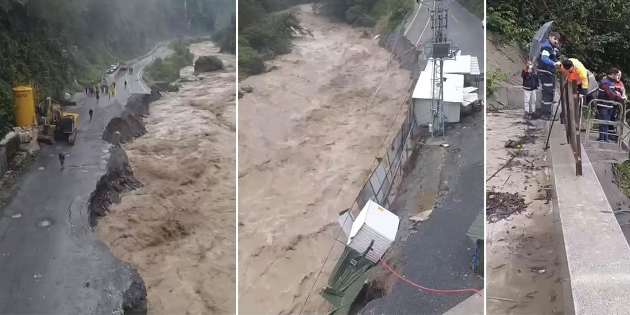 Sel ve heyelan nedeniyle Çamlıhemşin Tüneli inşaatında mahsur kalan işçiler kurtarıldı