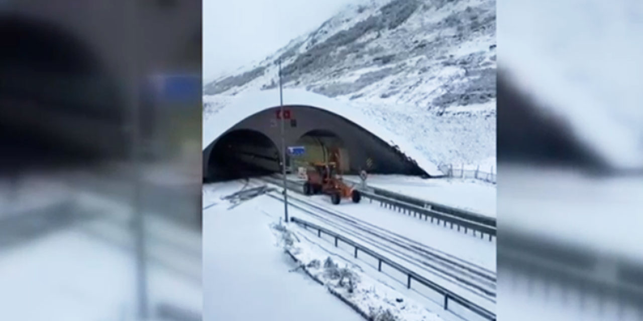 Rize'nin Yüksek Kesimleri Karla Kaplandı