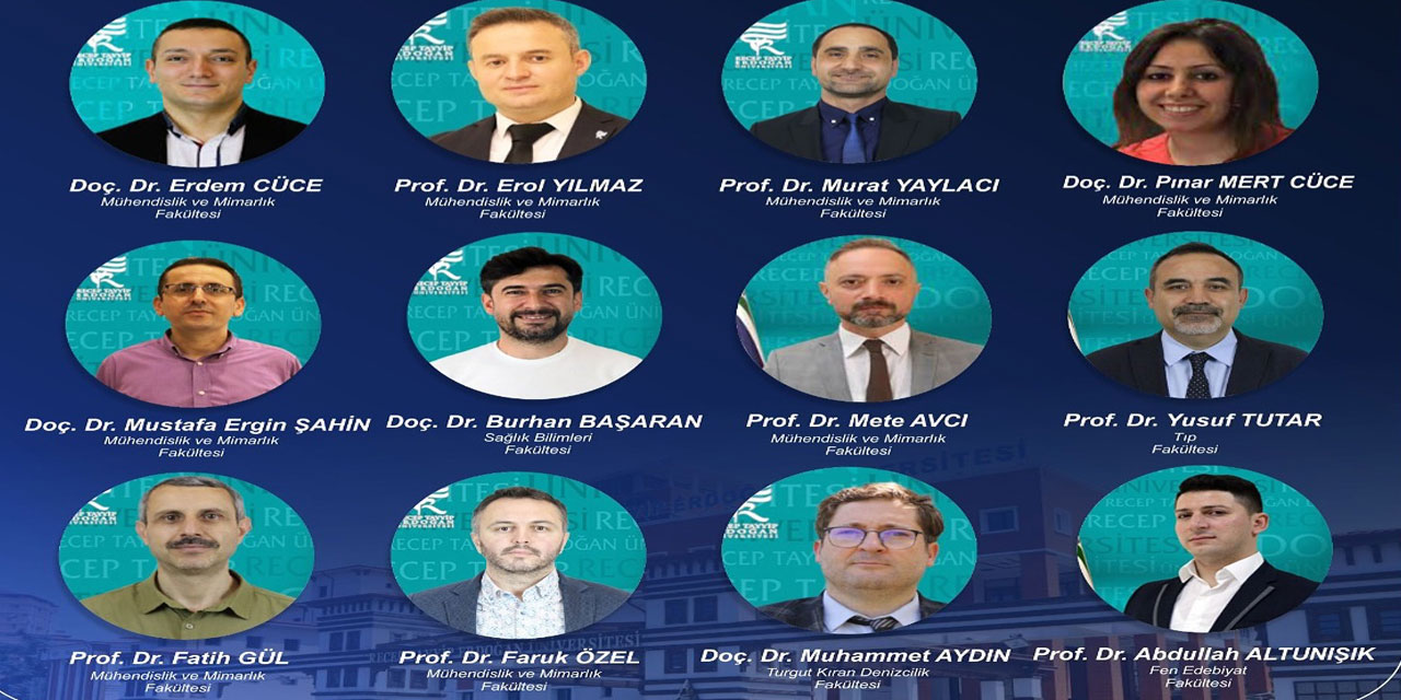 RTEÜ'den 12 Akademisyen 'Dünyanın En Etkili Bilim İnsanları' Listesinde