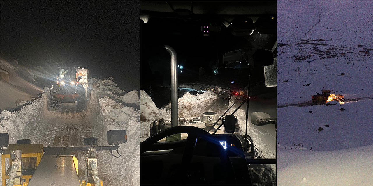 Rize'de Ayder Yaylası Yoluna Alternatif Güzergah Çalışmaları Çığ Tehlikesi Nedeniyle Durduruldu