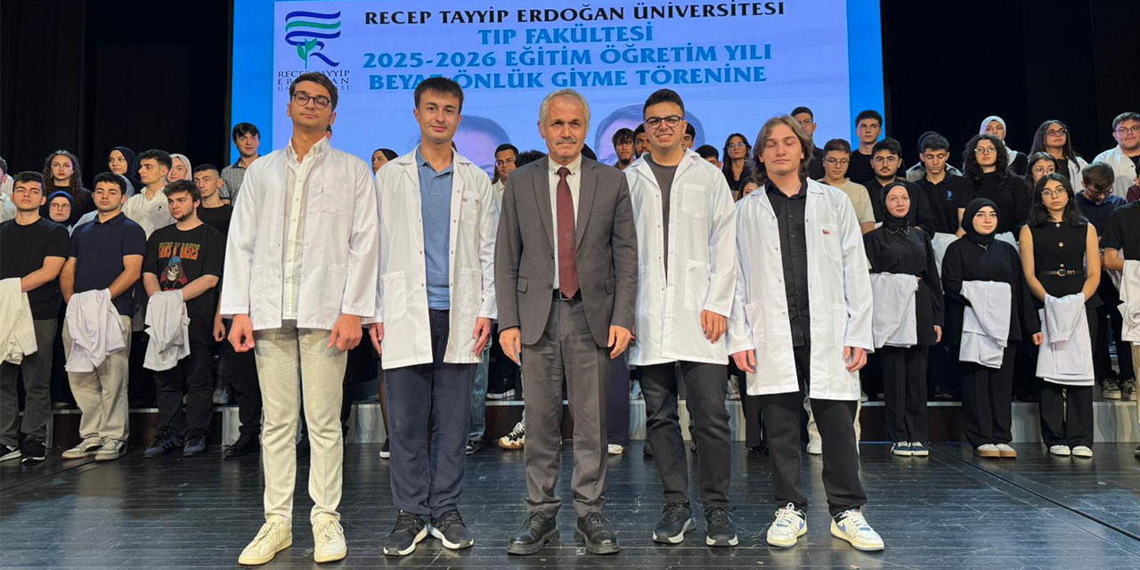 RTEÜ Tıp Fakültesi Öğrencileri Önlüklerini Giydi