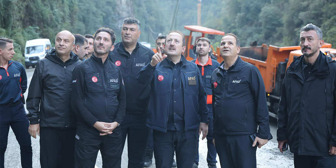 AFAD'dan Doğu Karadeniz'deki yağışların ardından yapılan çalışmalara ilişkin açıklama