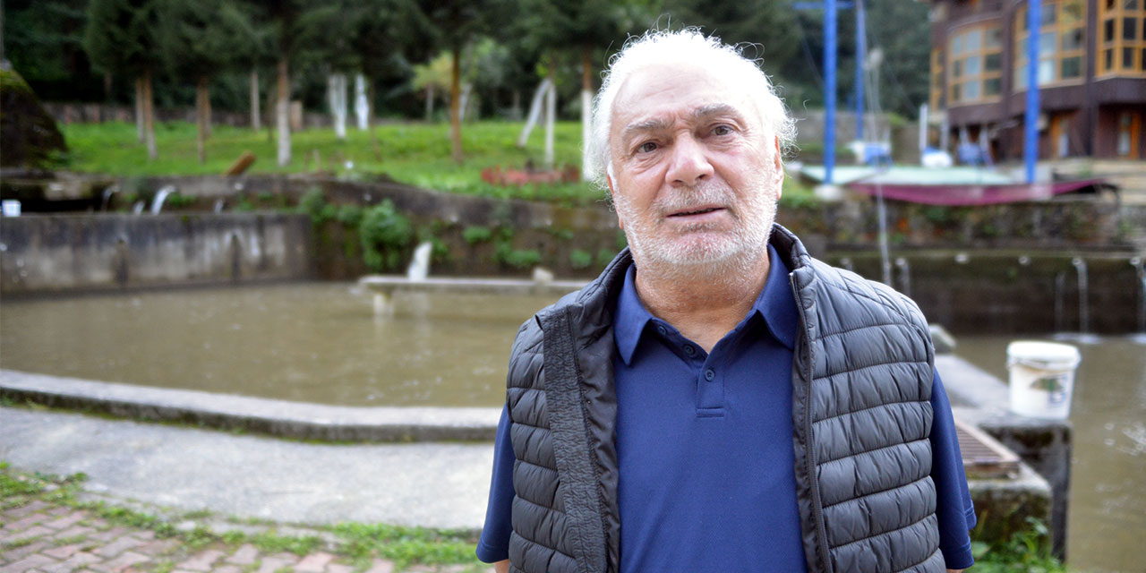 Rize'de selin vurduğu tesiste alabalıkların 'oksijen' mücadelesi