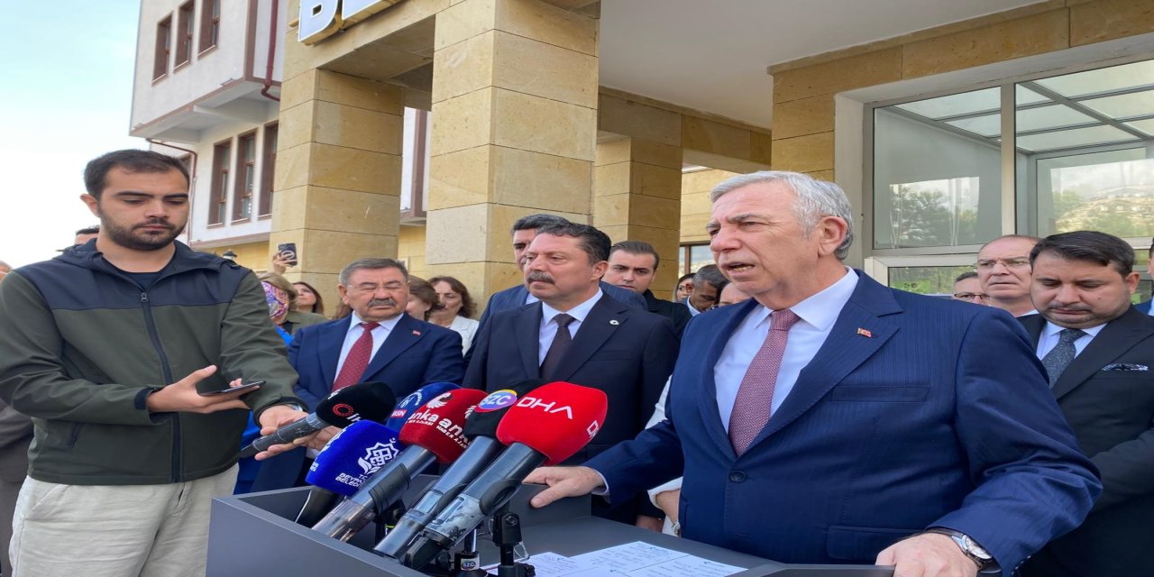 Mansur Yavaş: Bu düpedüz Mansur Yavaş'ı yıpratma operasyonudur