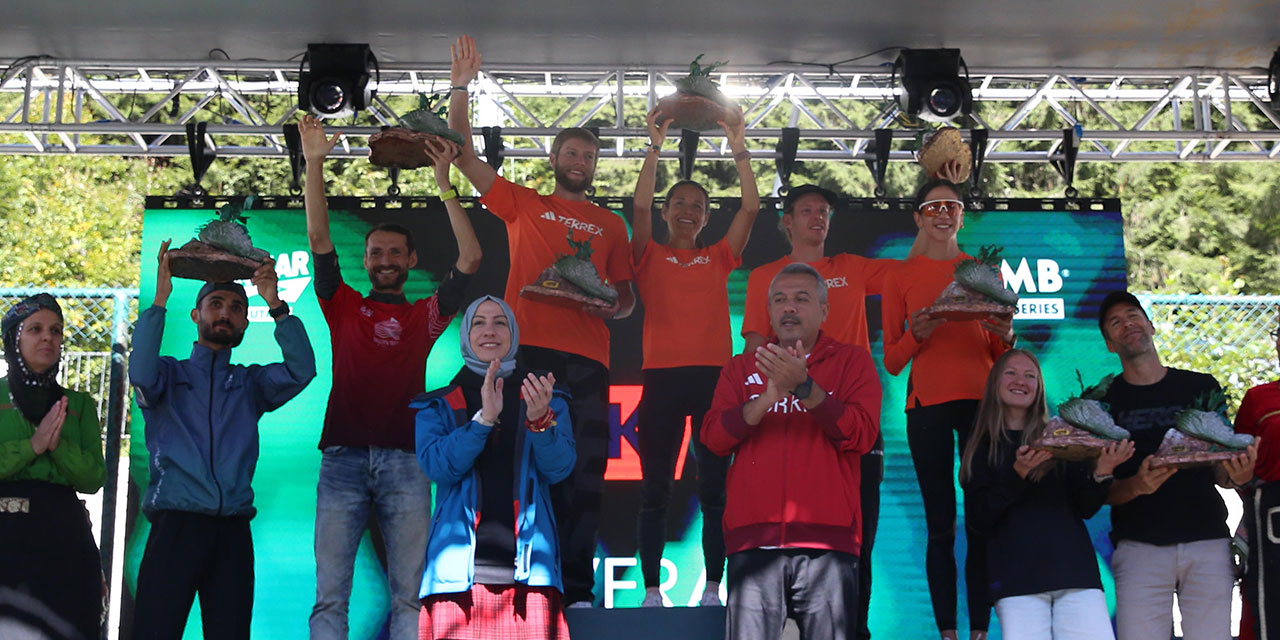 Rize'de düzenlenen "Kaçkar by UTMB"nin ödül töreni yapıldı