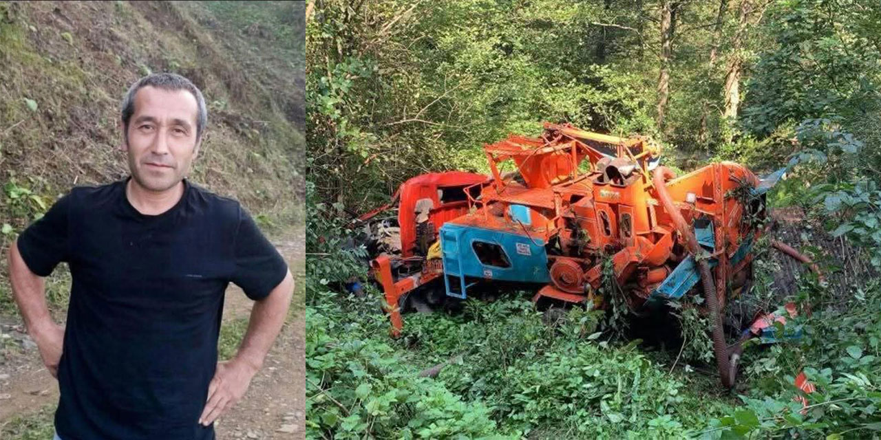 Giresun’da patoz uçuruma yuvarlandı: 1 ölü