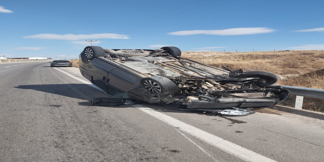 Bayburt'ta trafik kazası: 2 yaralı