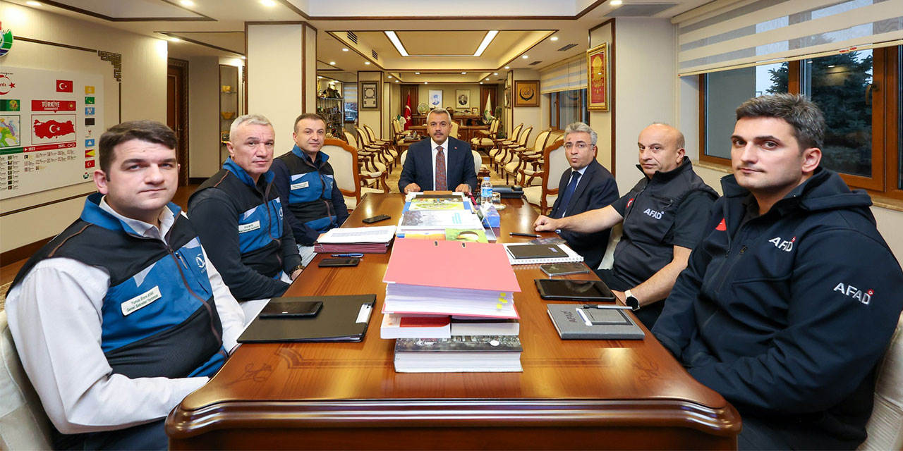 Rize'de Afet Sonrası Çalışmalar Değerlendirildi