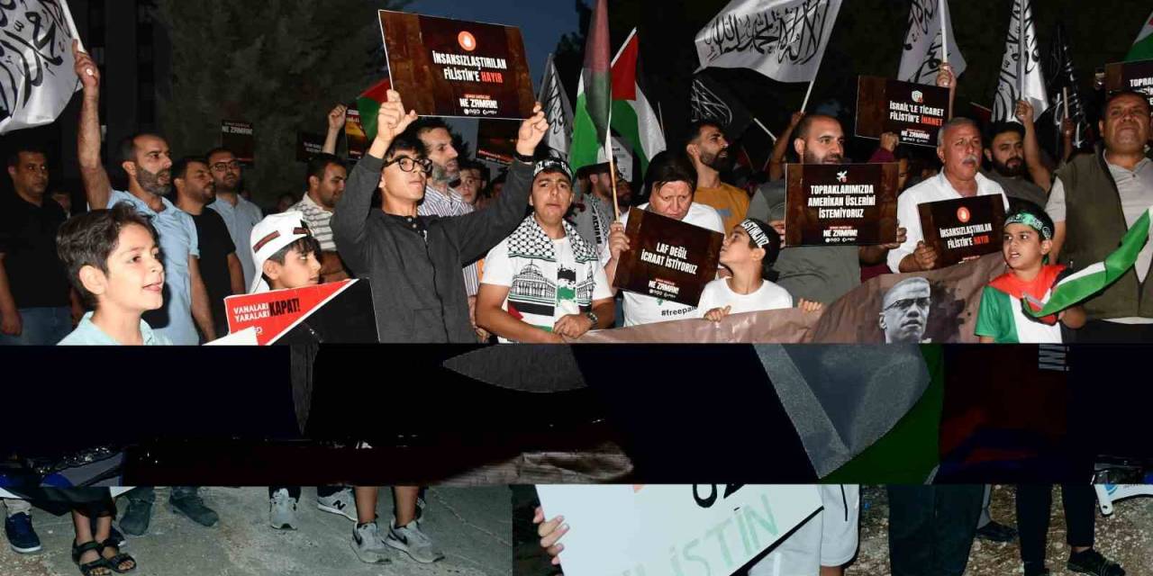 Siverek’te Sumud Filosu’na Destek Konvoyu