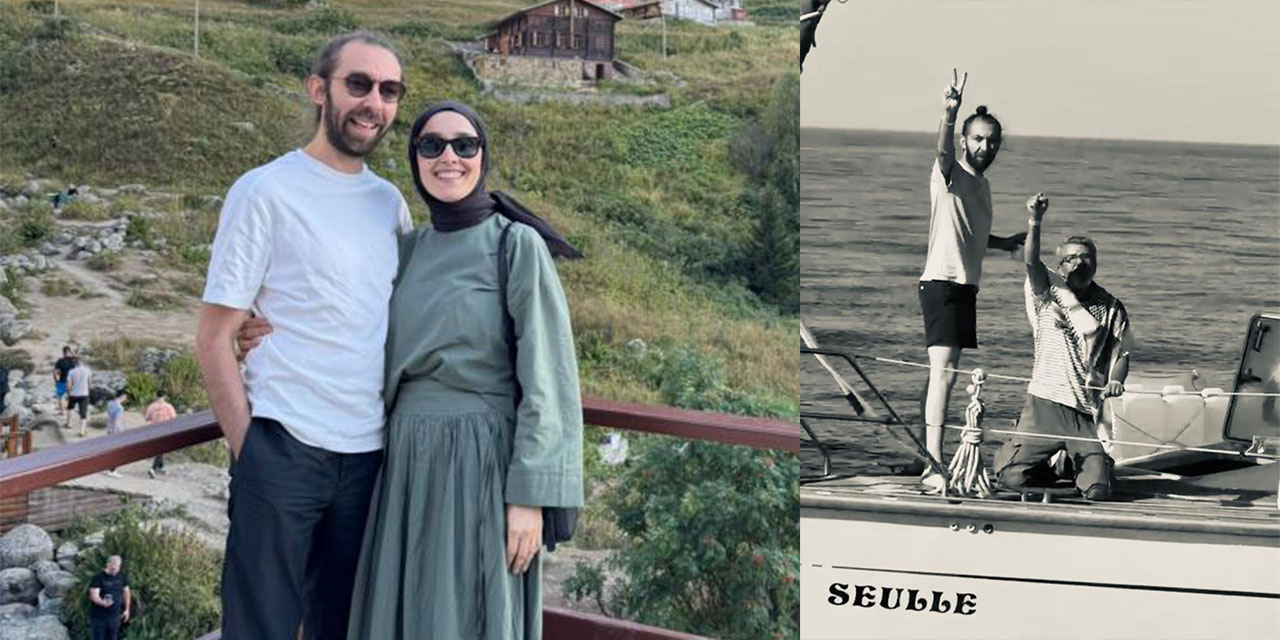 Sumud Filosu'nda alıkonulan Rizeli aktivistin eşi: "Eşimle gurur duyuyorum"