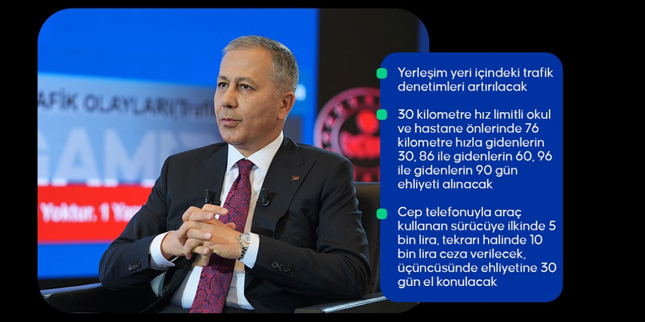 Cep telefonuyla araç kullanan sürücünün ehliyetine 30 gün el konulacak