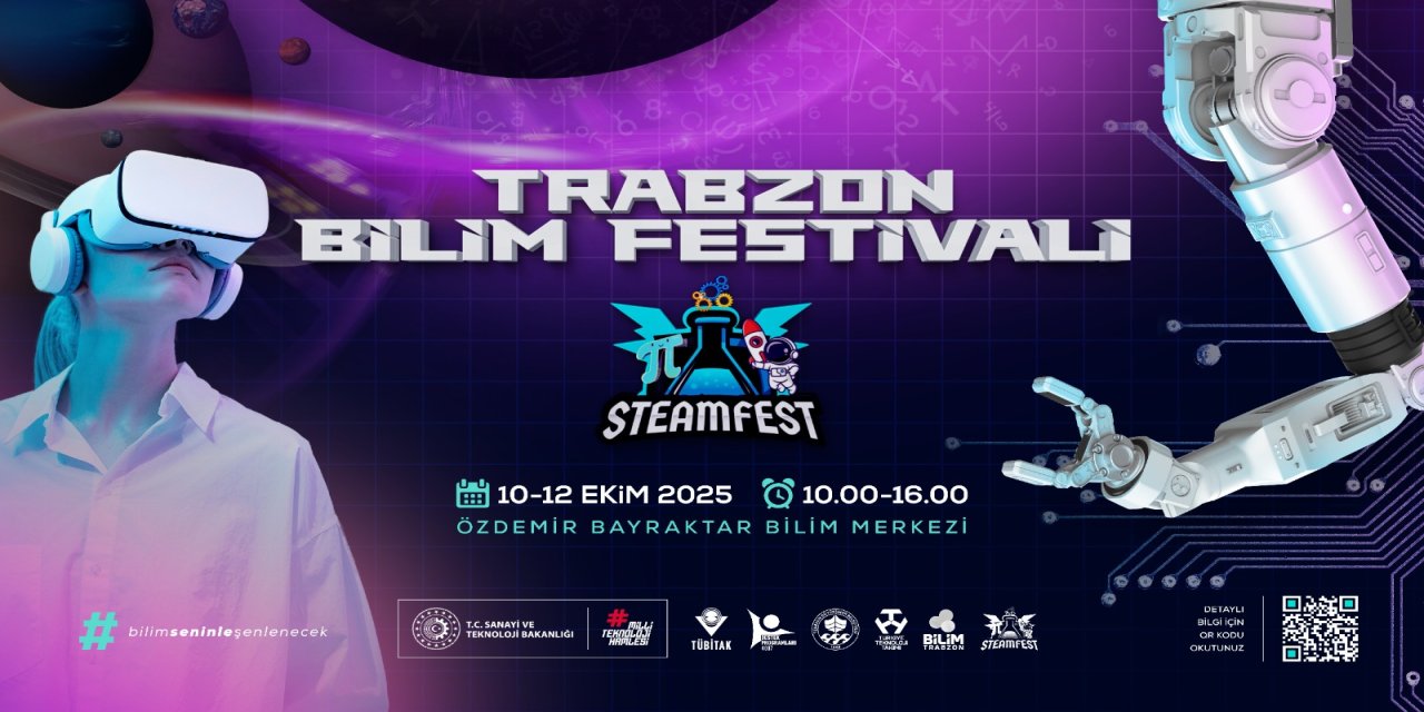 Trabzon Bilim Festivali’ne Hazır