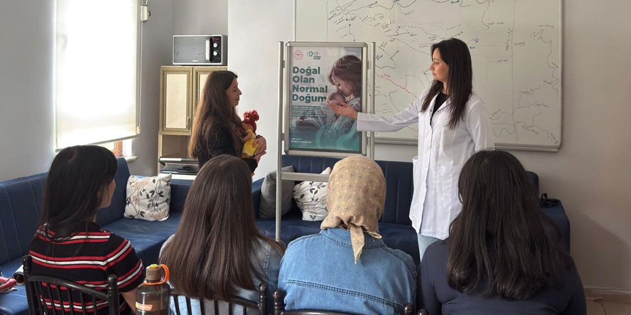 Rize'de Normal Doğum Haftası'nda Bilinçlendirme Seferberliği
