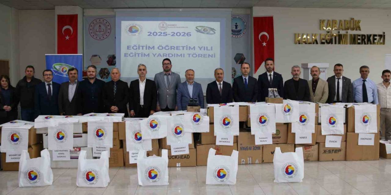 Karabük Tso’dan 294 Öğrenciye Kışlık Bot Desteği