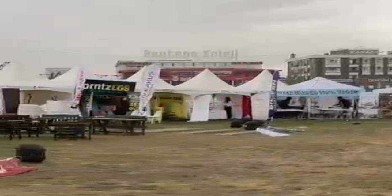 Malatya’da Şiddetli Fırtına Çadırları Uçurdu