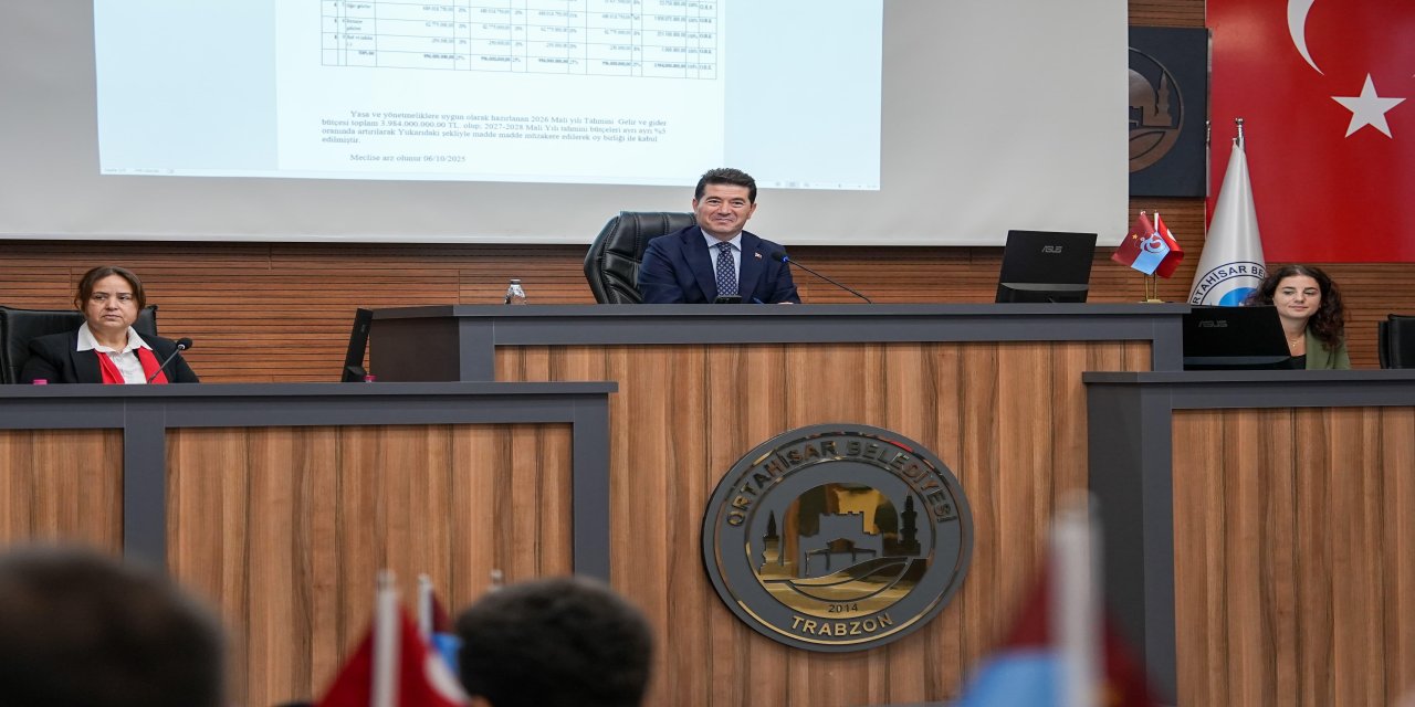 Ortahisar Belediyesi 2026 Mali Yılı Tahmini Gelir Ve Gider Bütçesi Kabul Edildi