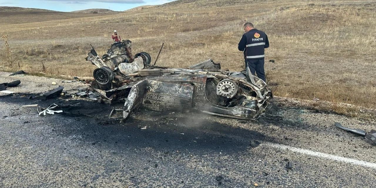 Bayburt'ta trafik kazası: 1 ölü