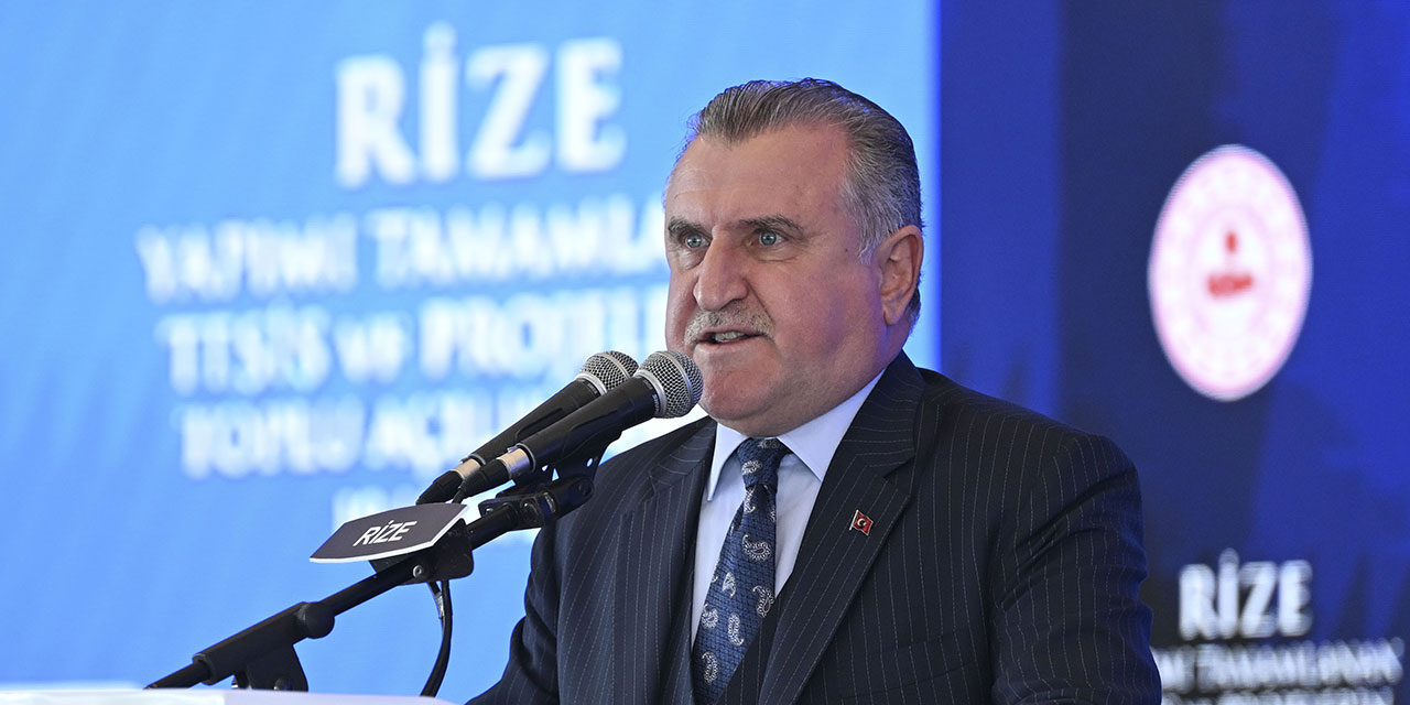 Bakan Bak, Rize'deki toplu açılış töreninde konuştu