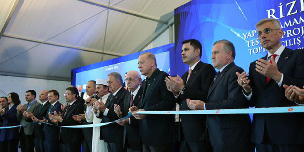 Rize İl Özel İdaresi'nin 230 Milyon TL Değerindeki 7 Projesi Hizmete Açıldı