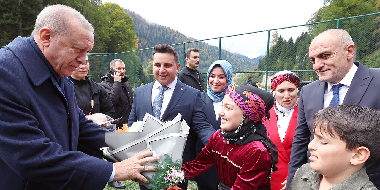 Cumhurbaşkanı Erdoğan'dan Ayder Yaylası'na ziyaret
