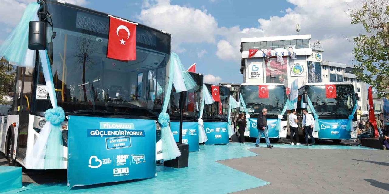 Balıkesir’de Ulaşıma 13 Yeni Araç Hizmette