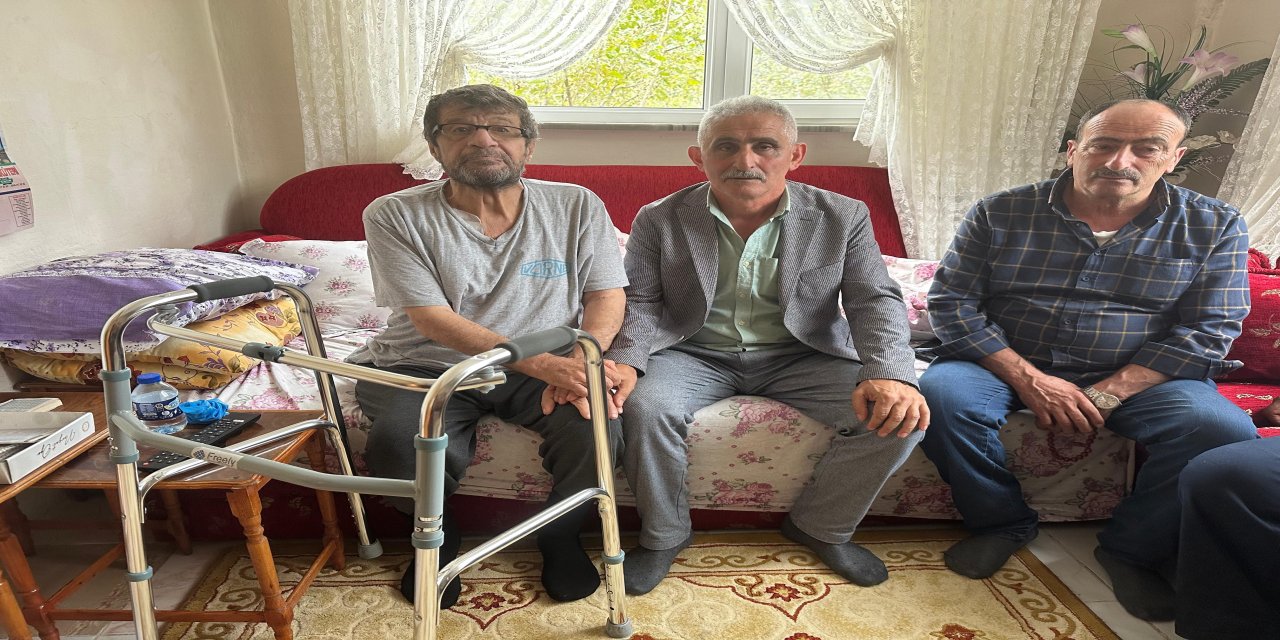 Trabzon'da engelli şahsın yol çilesine Büyükşehirden çözüm