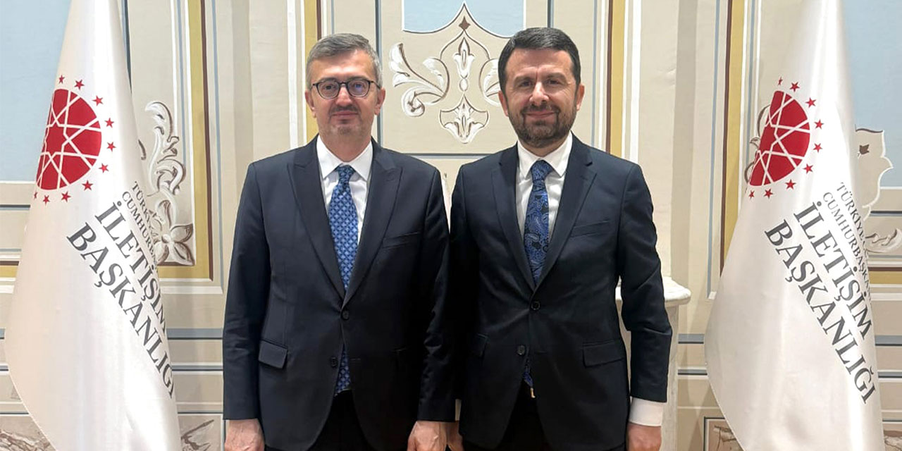 İletişim Başkanı Duran, Genel Müdür Çay’ı kabul etti