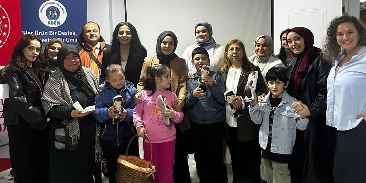 Rize’de Kaymakam Eşleri Özel Gereksinimli Öğrencilerle Renkli Taş Boyama Etkinliğinde Buluştu