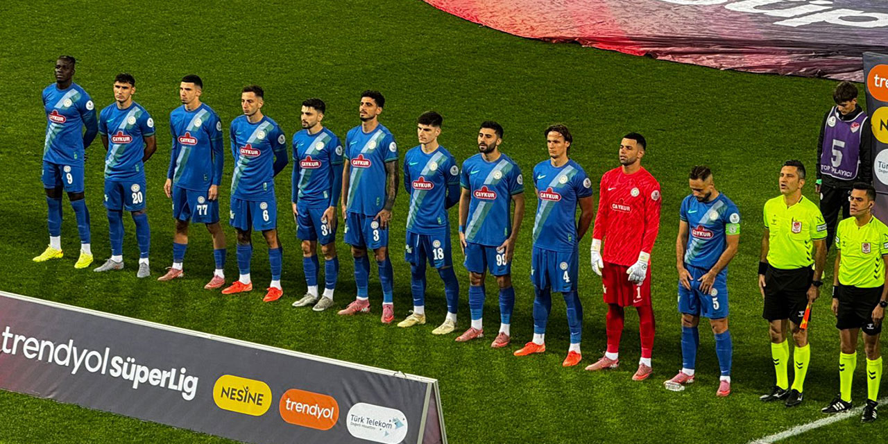 Çaykur Rizespor’un Başakşehir Maçı İlk 11’i Belli Oldu