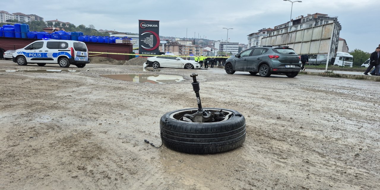 Bartın'da feci kaza: 1 ölü, 2 yaralı