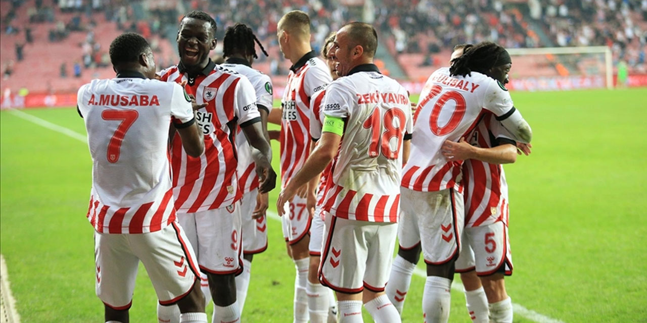 Samsunspor, Konferans Ligi'nde Dinamo Kiev'i mağlup etti