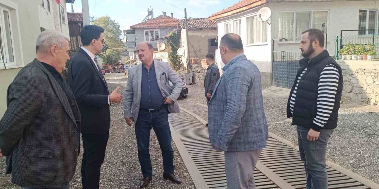 Kaymakam Kara, Karaköy’de Çalışmalarını Yerinde İnceledi