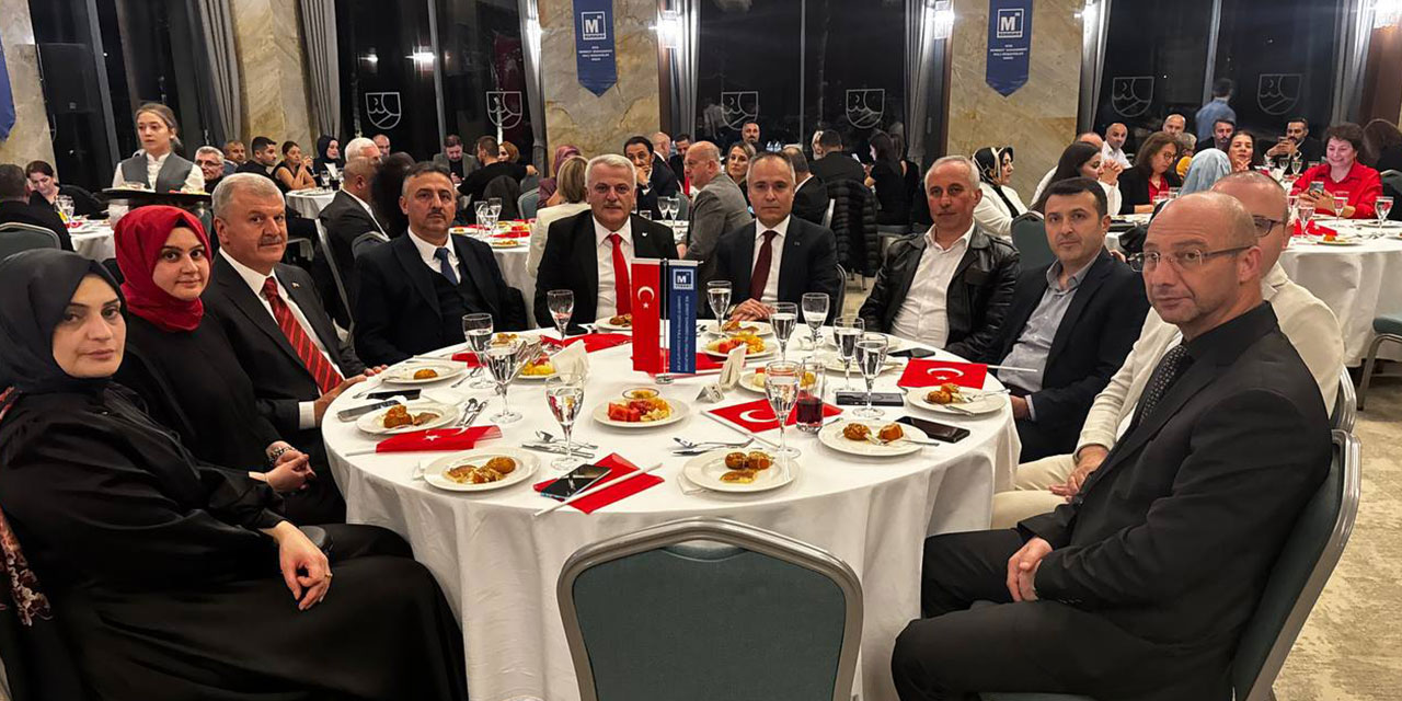 Rize'de Mali Müşavirler Mesleki Dayanışma Yemeğinde Buluştu