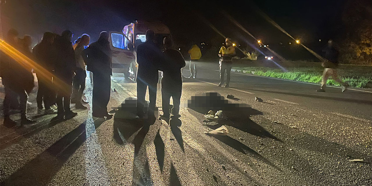 Samsun'da kamyonetin çarptığı 2 kişi hayatını kaybetti